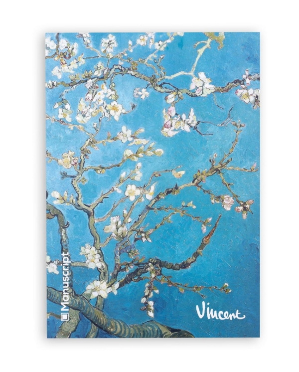Купить скетчбук А5 Van Gogh 1890 с картиной «Цветущие ветки миндаля»