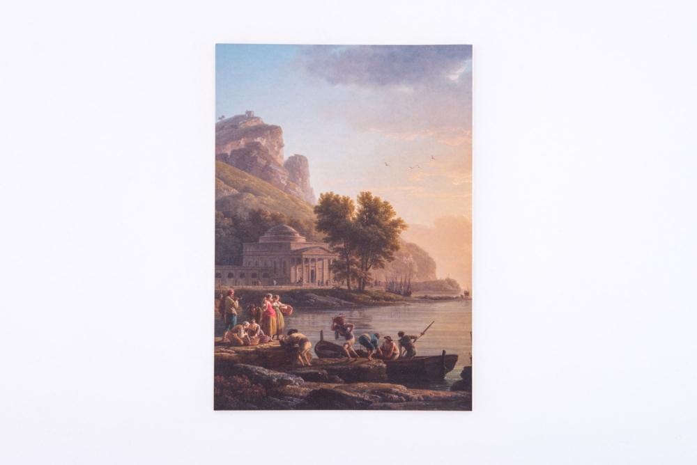 Заказать скетчбук А5 Vernet 1773 с картиной «Пейзаж на закате»