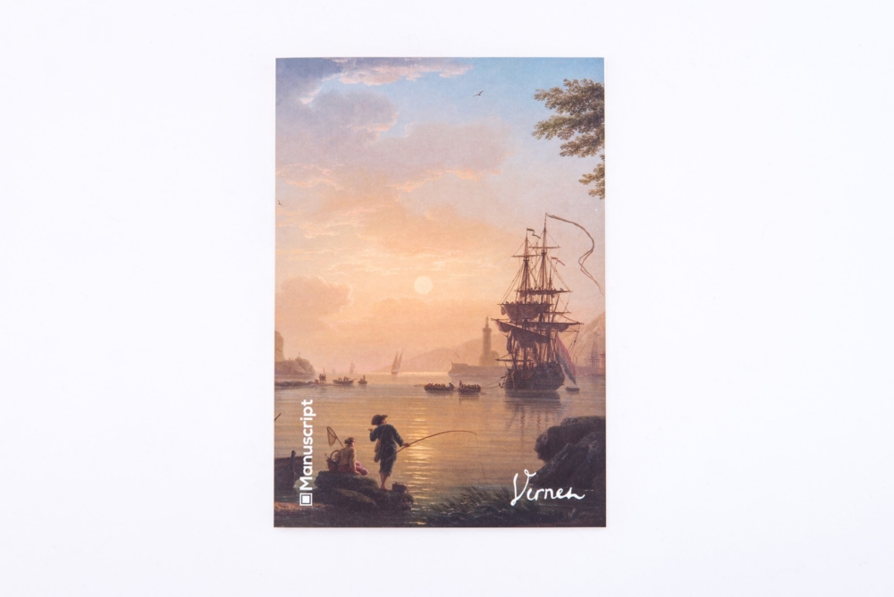 Купить скетчбук А5 Vernet 1773 с картиной «Пейзаж на закате»