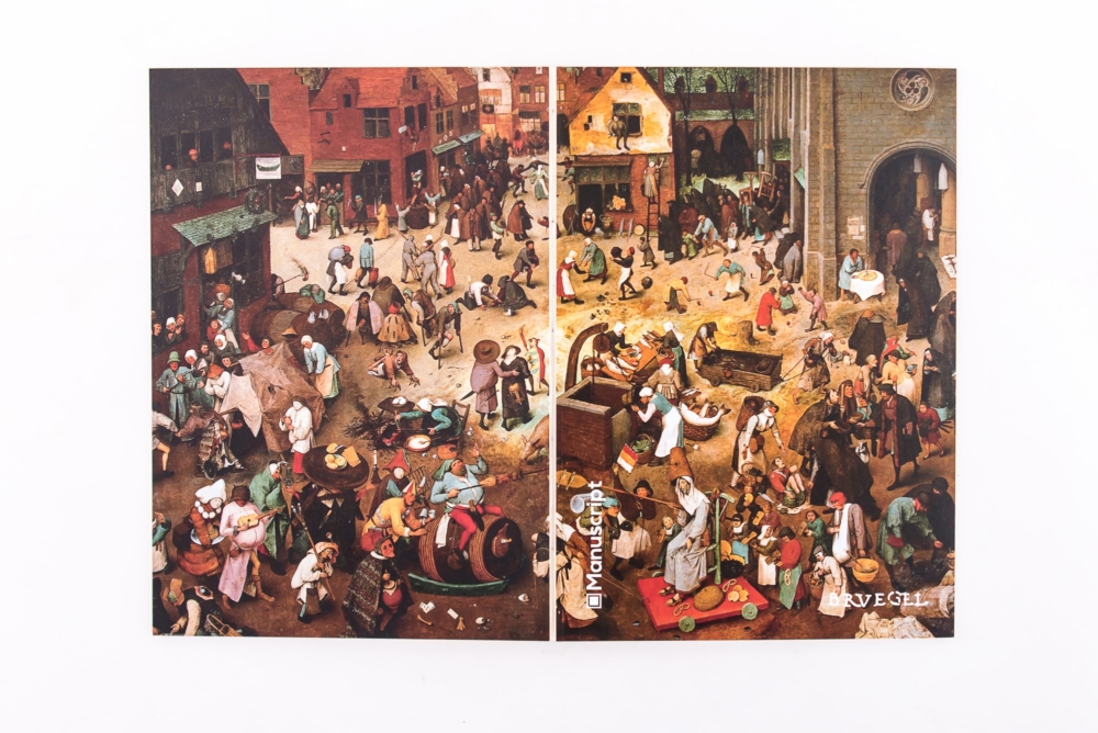 Купить sketchbook А5 Bruegel 1559 с картиной «Битва Масленицы и Поста»